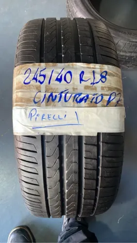 Pneu Pirelli Cinturato P7 245/40 R18 meia vida 