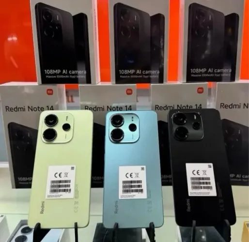 Xiaomi Redmi not 14 256GB / 08GB de RAM Preto Azul Verde Novo Lacrado Global Entregamos