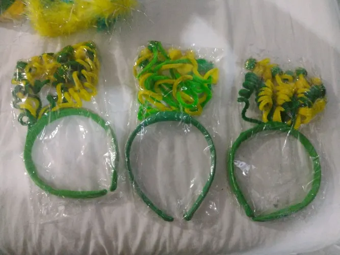 Tiaras de Festa - Verde e Amarelo