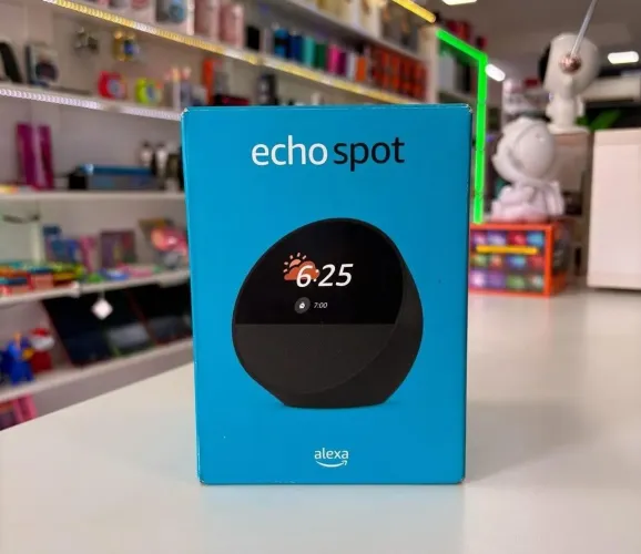 Echo Spot 2024 - Assistente de Voz com Tela
