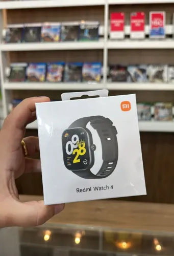 Relógio Xiaomi Redmi Watch 4 Preto - Até 10x sem juros, Loja Física