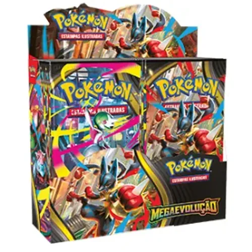 Pokémon TCG Caixa de Booster - Megaevolução 1 - Megaevolução
