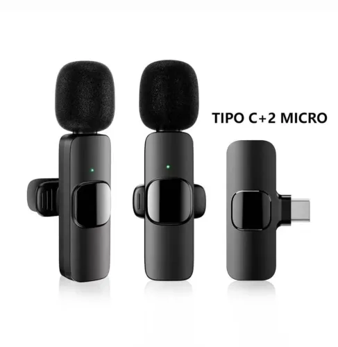 2 Microfones Bluetooth K9 (Lacrado)