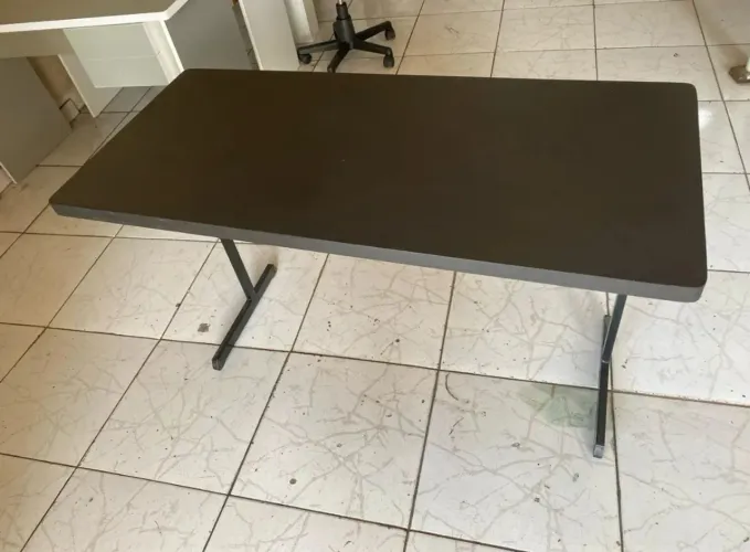 new - mesa para estudo ou escritório preta - frete grátis