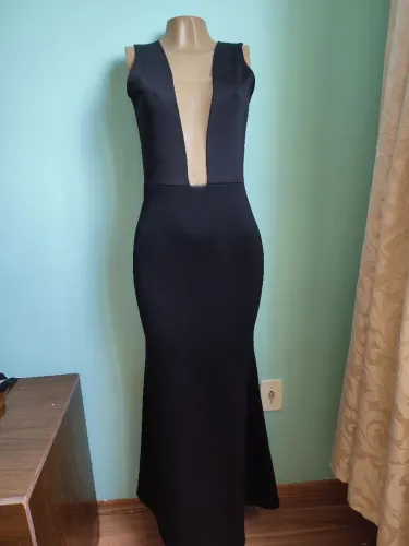 Vestido preto longo 
