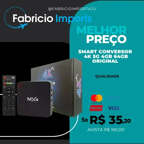 Smart Conversor 4K 5G 4GB 64GB - Original