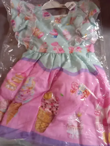 Vestido Infantil tam. 10 Candy/Cupcake