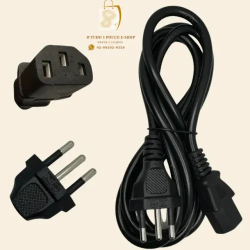 Cabo De Força Energia Pc Cpu Monitor Tripolar 127/220v