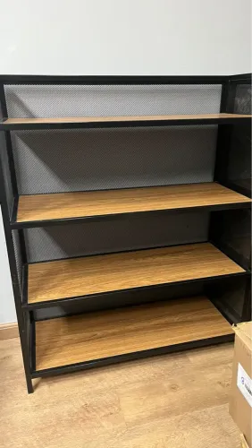 Prateleiras de Aço com Madeira Reforçada lote 20 unidade