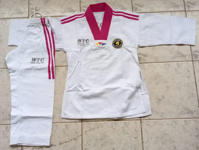 Uniforme taekwondo feminino infantil 