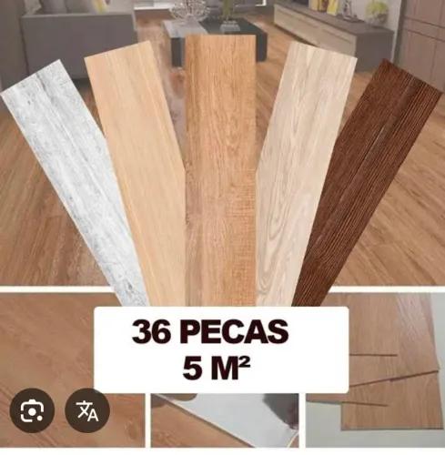 Piso Vinílico - 36 Peças e 5 m²