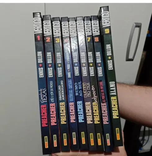 Coleção Preacher (1-9) - Garth Ennis & Steve Dillon