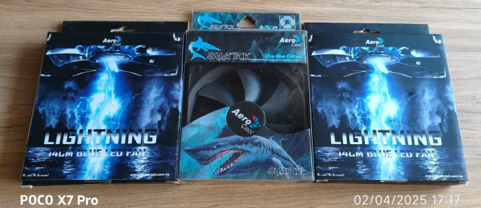 Vendo: Kit Cooler Aerocool 14cm e 12cm