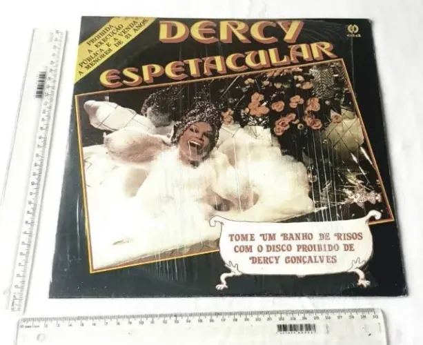 LP Disco Vinil - Dercy Gonçalves - Dercy Espetacular - 1983