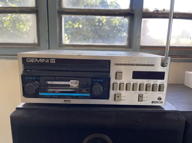 Rádio toca fitas gemini 3 funcionando, aceito cartão
