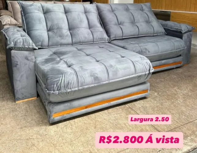 Sofá Retrátil e Reclinável