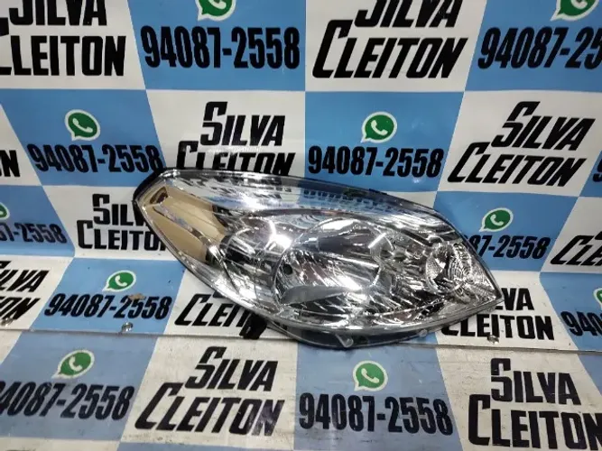 farol direito sandero 2012 2013 2014 cromado novo importado 