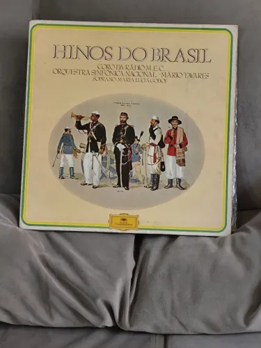 LP Vinil Hinos Do Brasil Coral Rádio M.E.C