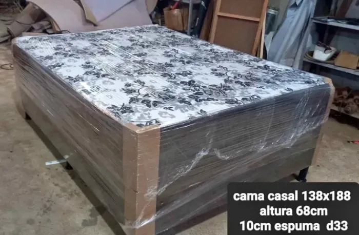 Cama box casal nova 