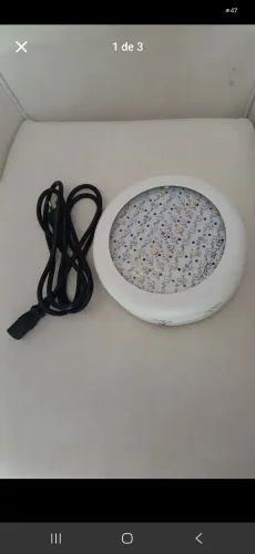 Lâmpada Led full spectrum <br>Reforço/Painel de LED 72PCS 3W Redondo (Ideal para Reposição)