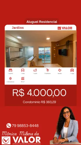 Apartamento para locação no Neo Residence Jardins, JARDINS, Aracaju, SE