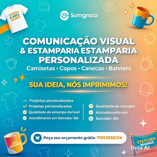 Comunicação visual Silk screen