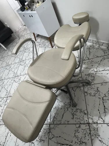 Poltrona reclinável maquiagem, barbearia, micropigmentação, sobrancelhas, tatuagem, 