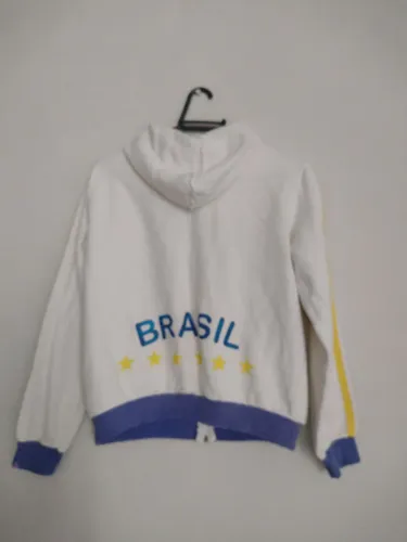 Casaco Branco Brasil