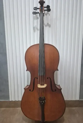 Violoncelo Eagle CE 300 Seminovo com arco, capa e apoio para espigão