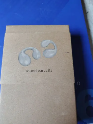 Fone de ouvido Sound Earcuffs Bluetooth s/fio Esportivo cor Preto.