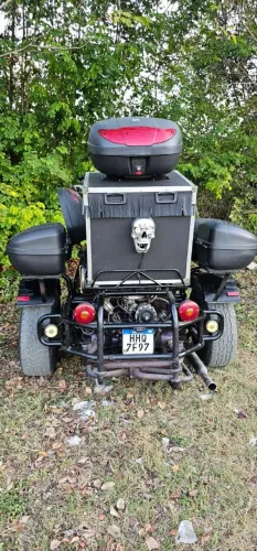 Triciclo vw 1500CL motor box
