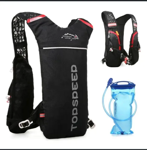 Mochila de Hidratação + Refil para Água 2L