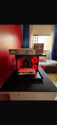 PC Gamer Ryzen 5 5500 + 16GB RAM + RX 580 8GB Branca de BRINDE 