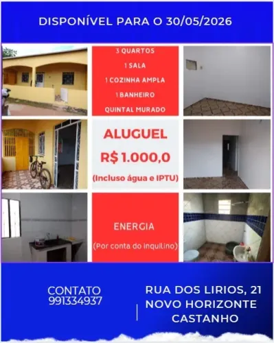 CASA EM CAREIRO CASTANHO