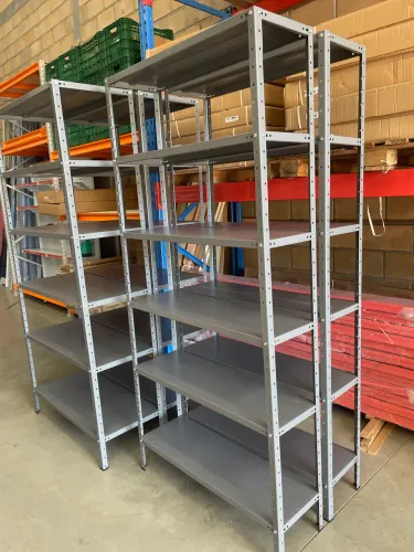Estante de aço 30cm com 6 bandejas c/ reforço pronta entrega