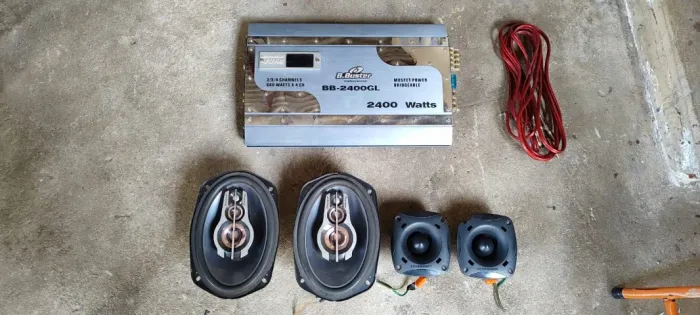 modulo amplificador, par de 6x9 Pioneer e par de twitter 