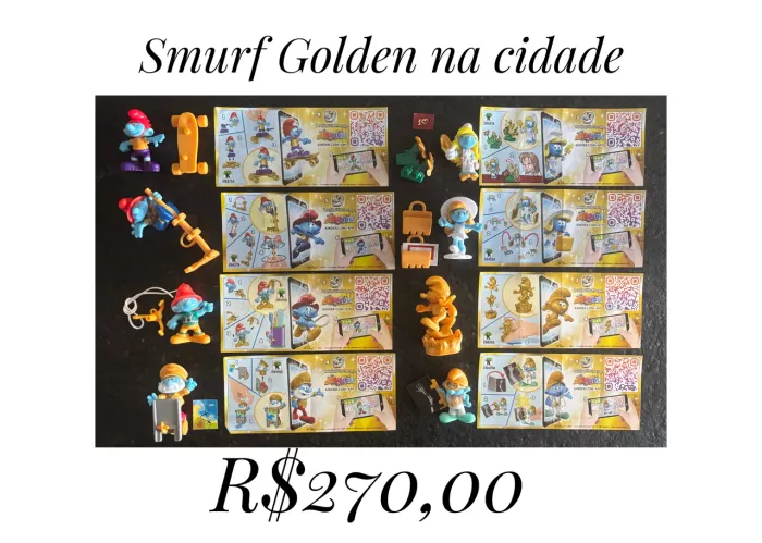 Kinder ovo- Smurfs golden