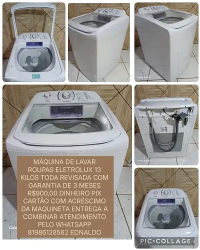MÁQUINA DE LAVAR ROUPAS 13 KILOS 