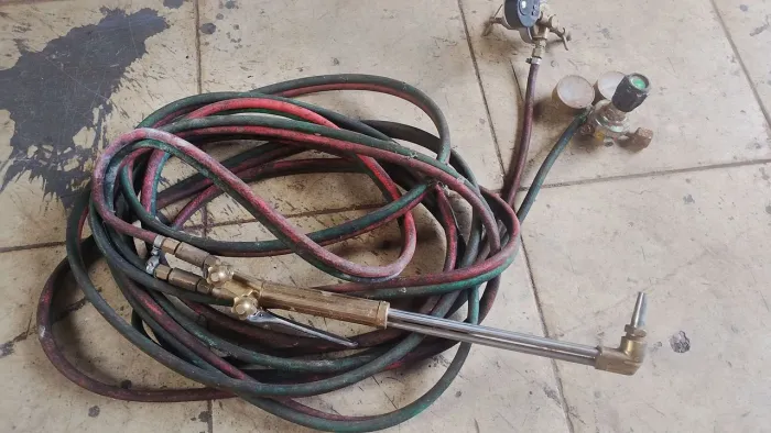 Caneta maçarico de corte com mangueira e regulador 