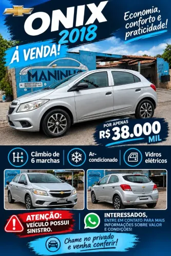 Chevrolet Onix JOY Hatch 1.0 8V Flex Mec. 4P 2018