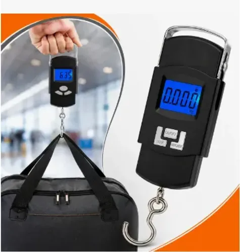 Balança de Gancho Digital Portátil 50 kg Brisa.Ecom com Função Tara