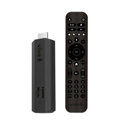 Fire Stick TV Vivo com Resolução 4k (Netflix, Prime Video, Disney, HBO Max e YouTube) NOVO