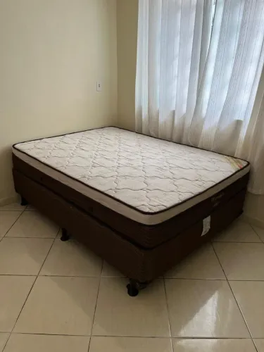 Cama box casal com colchão