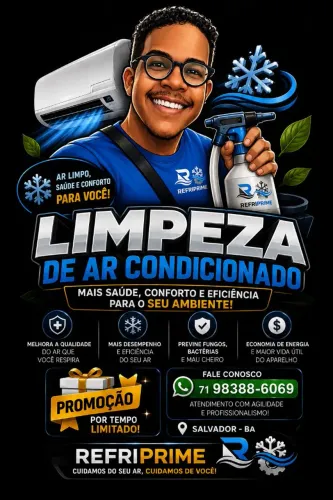 LIMPEZA DE AR CONDICIONADO, EM PROMOÇÃO
