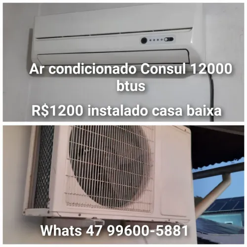 Ar condicionado Consul 12000 btus incluso instalação