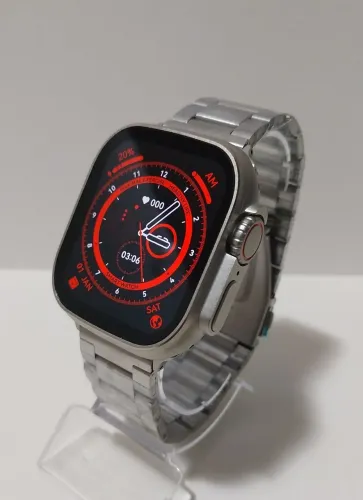 Smartwatch DT8 ULTRA 49mm Pulseira de Aço Inoxidável 