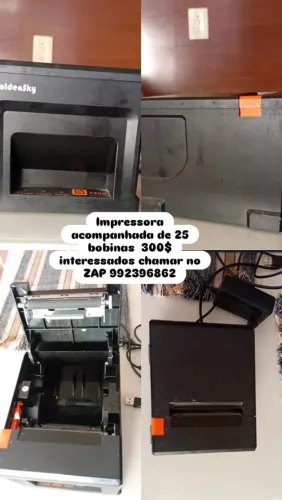 Impressora e bobinas