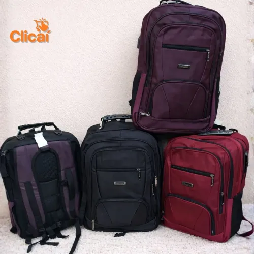 Mochila executiva com trava de segurança 