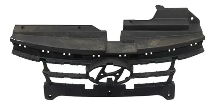 Grade Dianteiro Hyundai Hb20 16/17/18/19 863531s700 C/detalh Preto Fosco