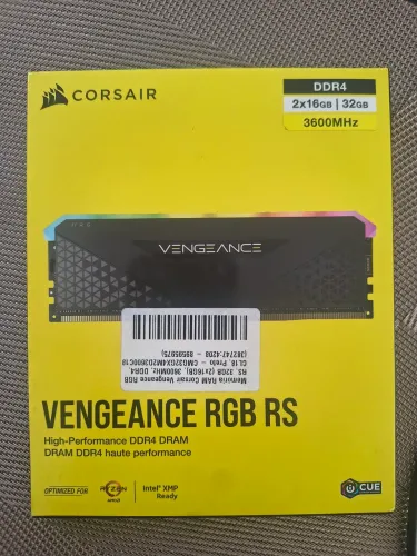 Memória Ram DDR4 Corsair 16x2gb*32GB* 3600mhz